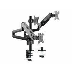 "Equip 17-27 Triple Monitor Desk - Enhance Your Productivity with Superior Ergonomics & Style"